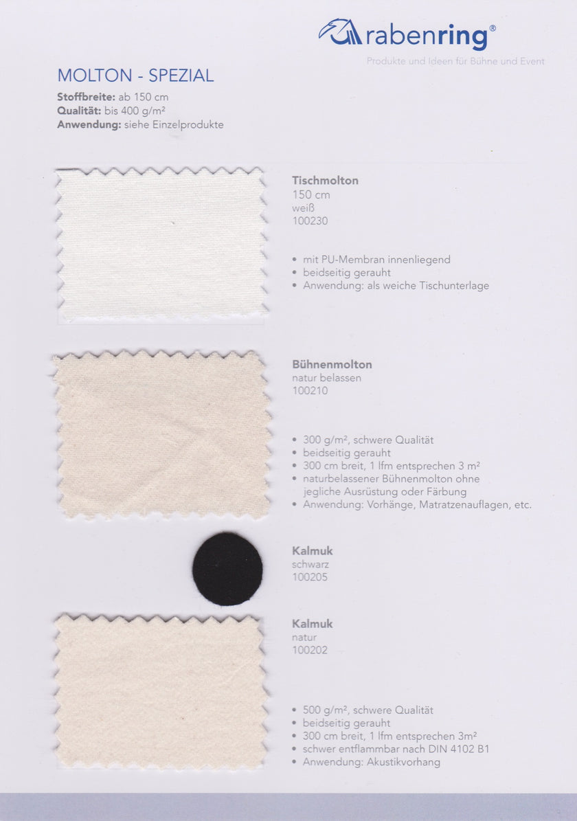 Musterkarte Molton - Spezial