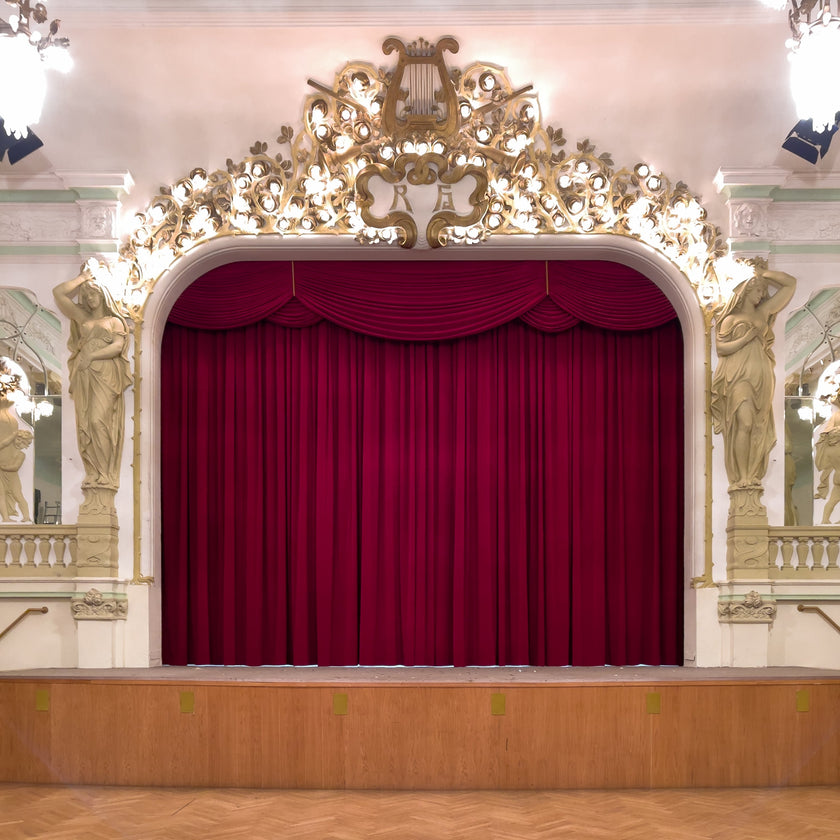 Front curtain - Trevira CS, 3 m x 3 m
