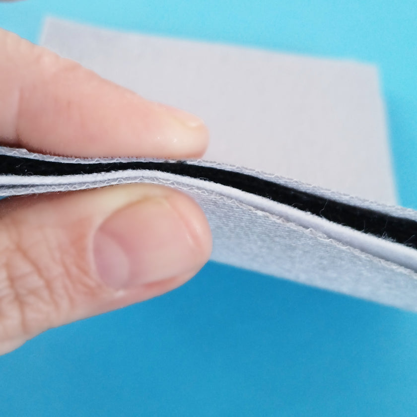 Akustikvorhang SF 1400 -  14dB Dämmung, gesäumt