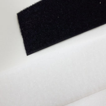 Hook and loop fastener tape: sewable, 50 mm | 25 m roll