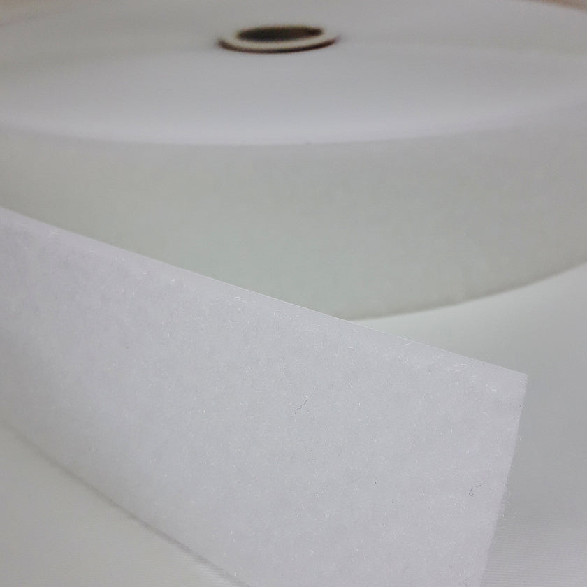 Klettband: Flausch - nähbar, 50 mm | 25 m-Rolle