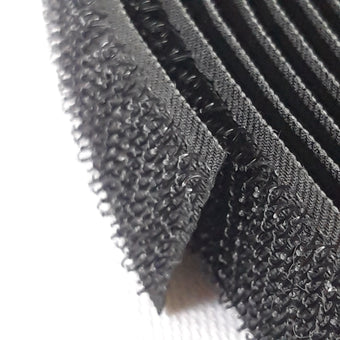 Velcro hook self-adhesive black 20 mm 25 m