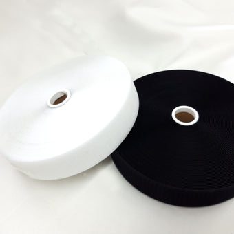 Hook and loop fastener tape: hook - sewable, 50 mm | 25 m roll