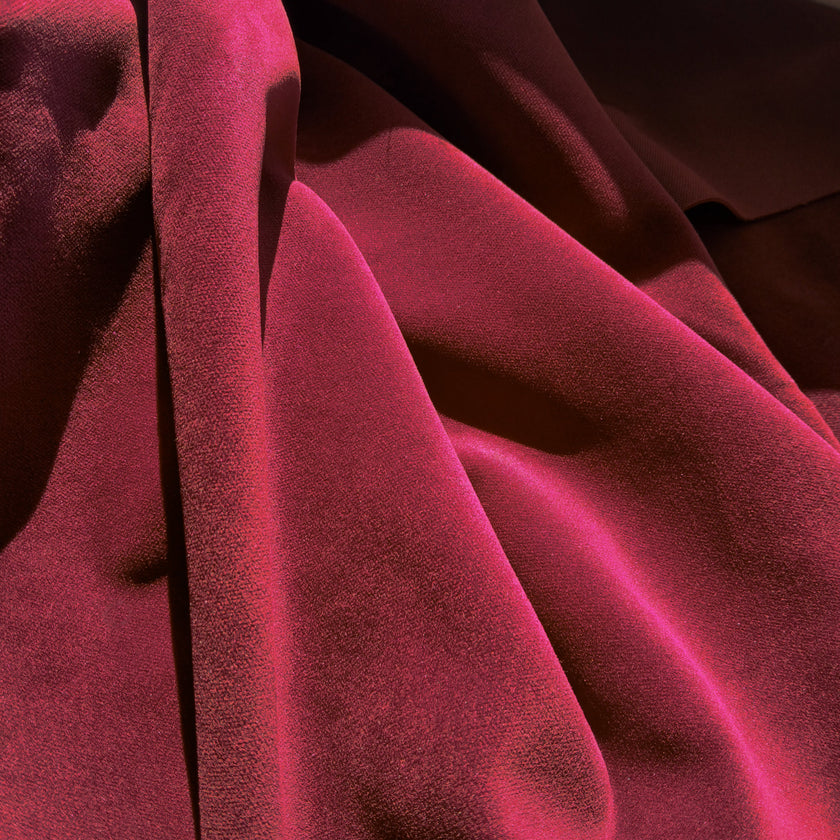 Stage velvet CS - 360g/m² wine red 140cm 