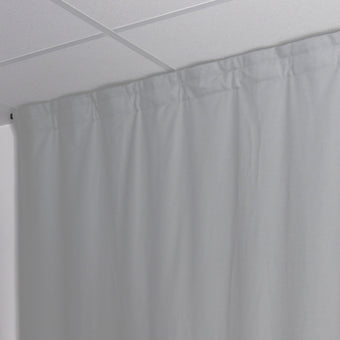 Akustikvorhang MF 1400 - 14dB Dämmung, gesäumt