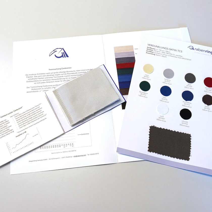 Sample folder divider curtain Conference