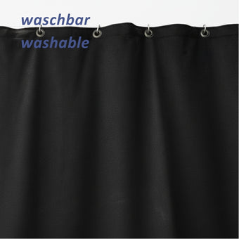 Backdrop Vorhang - CS Molton, 3 m x 3 m, schwarz