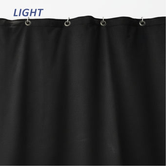 Backdrop Vorhang - light Molton, 3 m x 3 m, schwarz