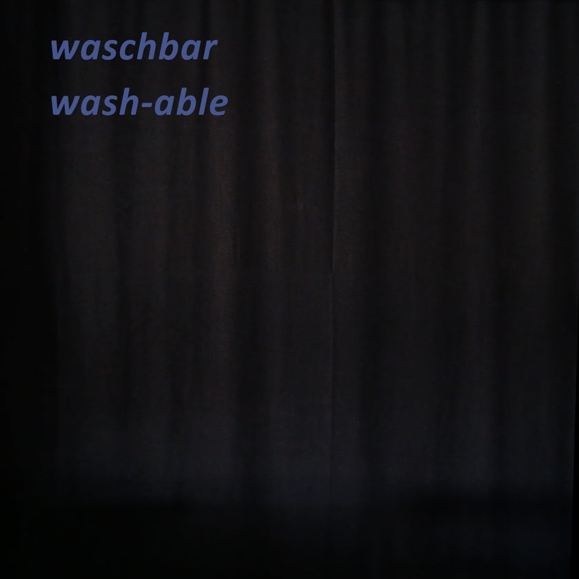 Taustaverho - CS Molton, 3 m x 3 m, musta 