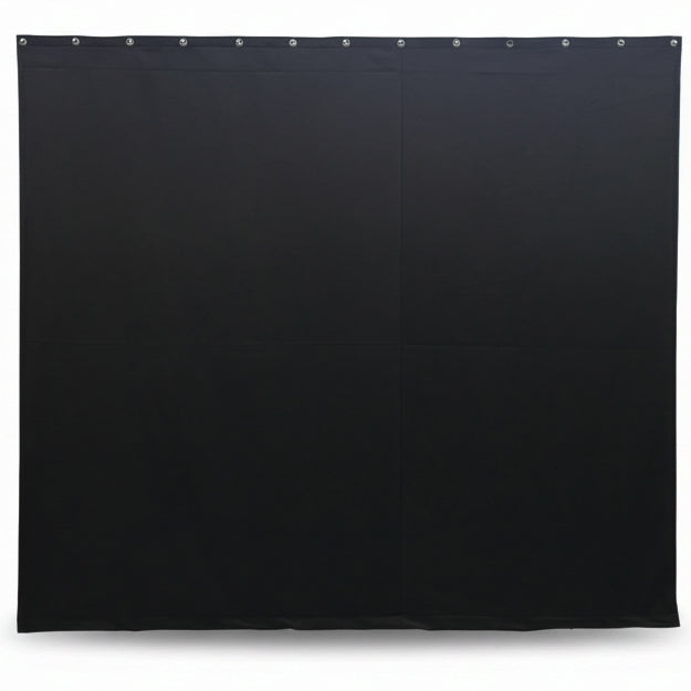 Taustaverho - paksu molton, musta 