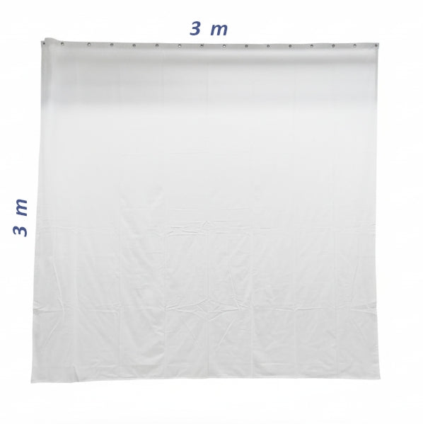 Taustaverho - Molton, valkoinen 